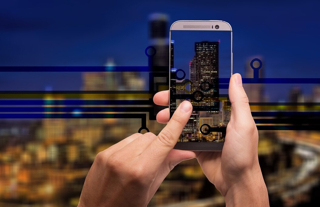 WLAN-Heatmap auf einem Laptop