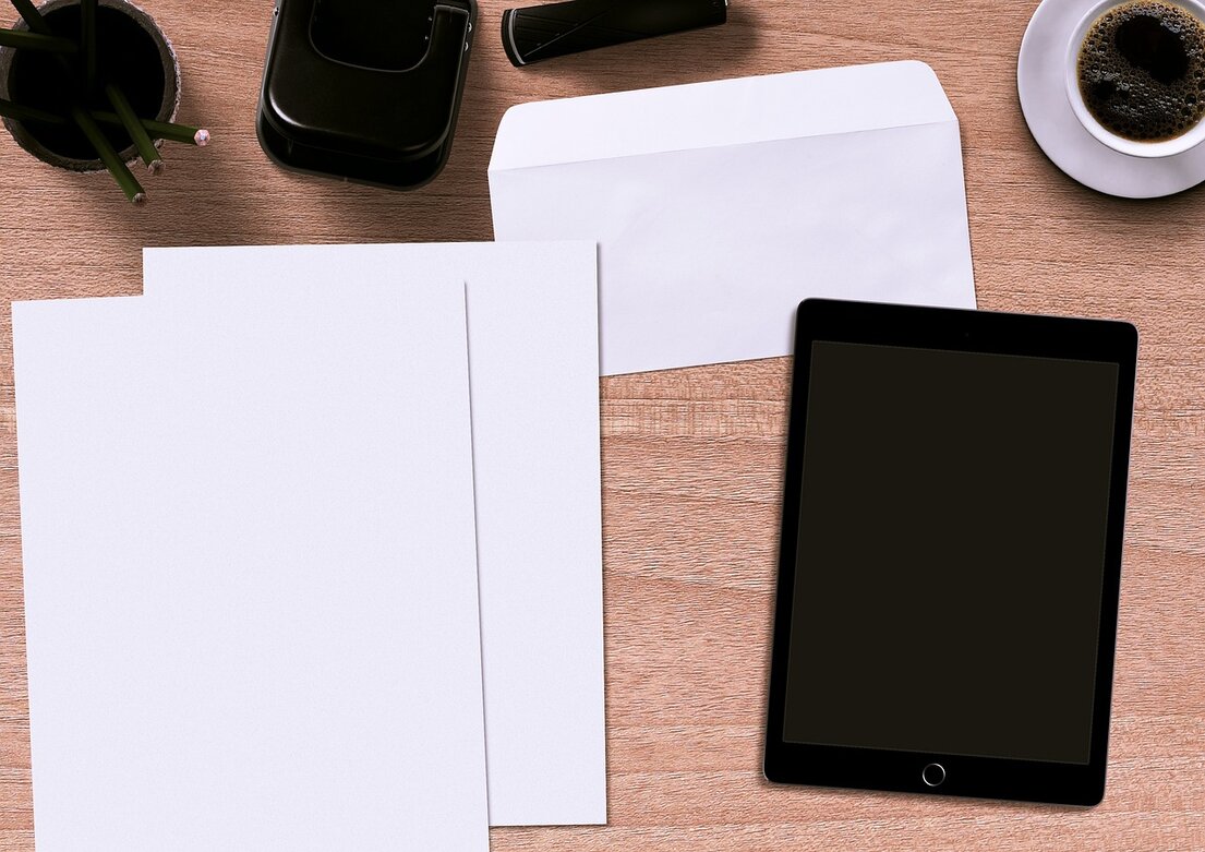 Briefpapier mit dezentem Design